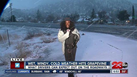 Wet, windy and cold weather hits the Grapevine