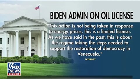 Biden admin slammed for allowing Chevron to resume oil drilling in Venezuela