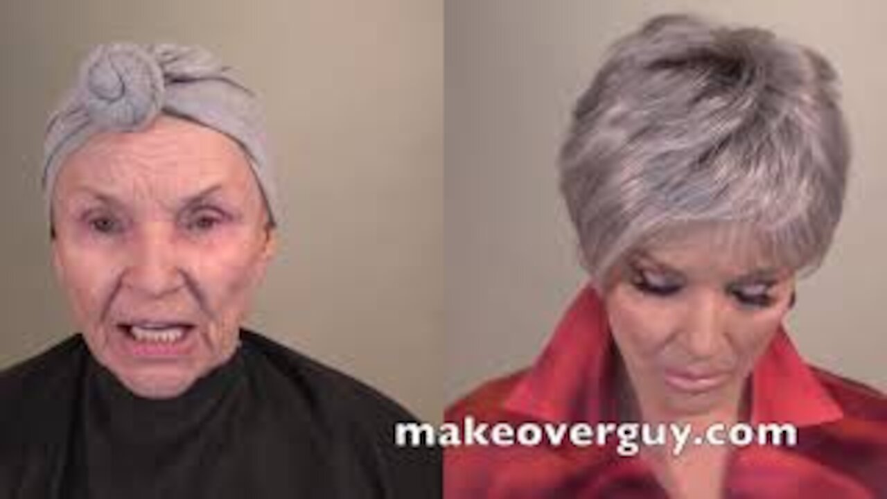 78 Year Old Recreates Her Younger Face with Makeup