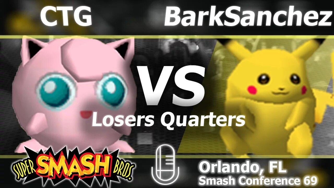 R3$T|CTG (Jigglypuff) vs. BDSM|BarkSanchez (Pikachu) - Smash 64 L. Quarters - SC:69