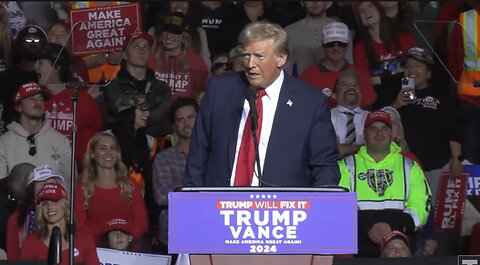 President Trump in Milwaukee, WI