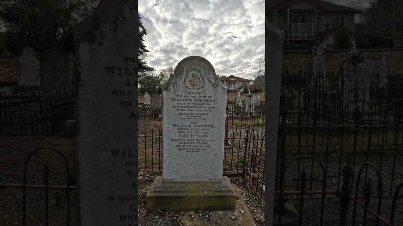 Osborne Family's Monumental Headstone: A Touching Tribute