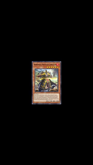 Yu Gi Oh! Swordsoul Strategist Longyuan