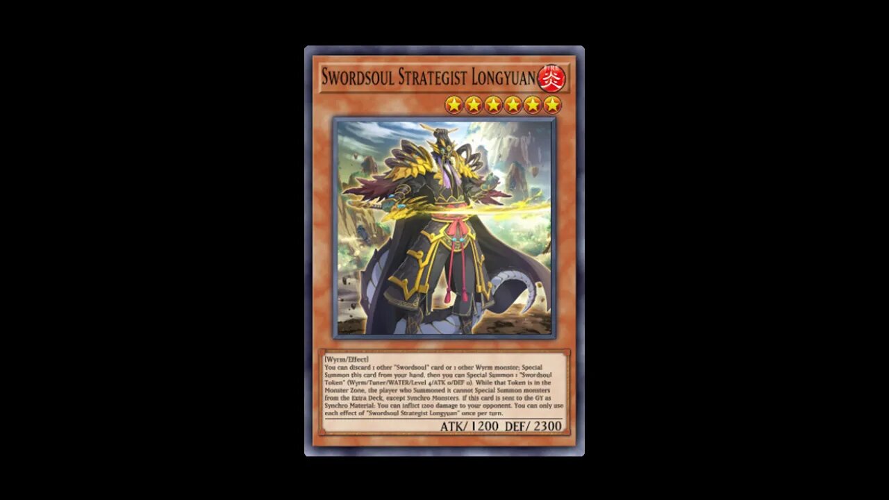 Yu Gi Oh! Swordsoul Strategist Longyuan