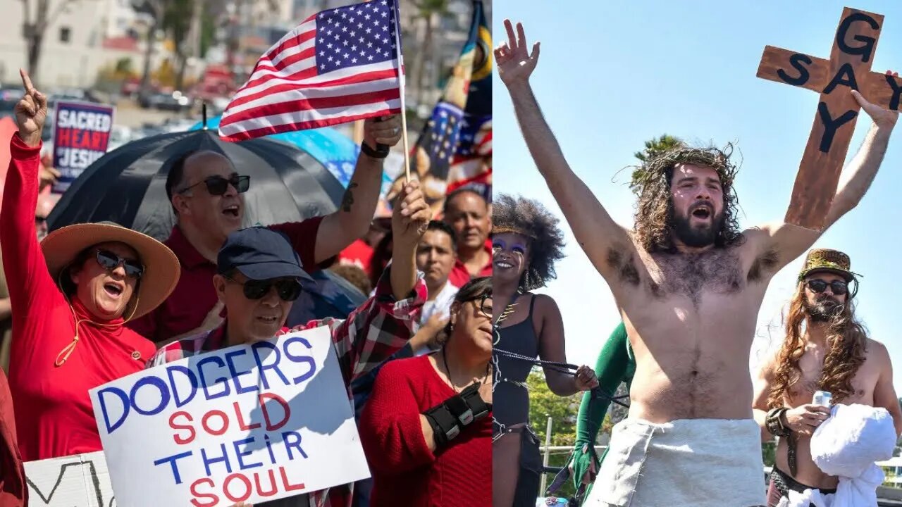 Dodgers Fans Protest Outside Stadium for Disrespecting Their Religion