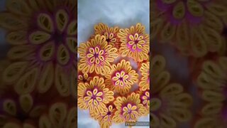 🌼 Beautiful 3D Paper Quilling flowers | ත්‍රිමාණ පේපර් කුවිලින් මල් 🌼@chcreation moratuwa