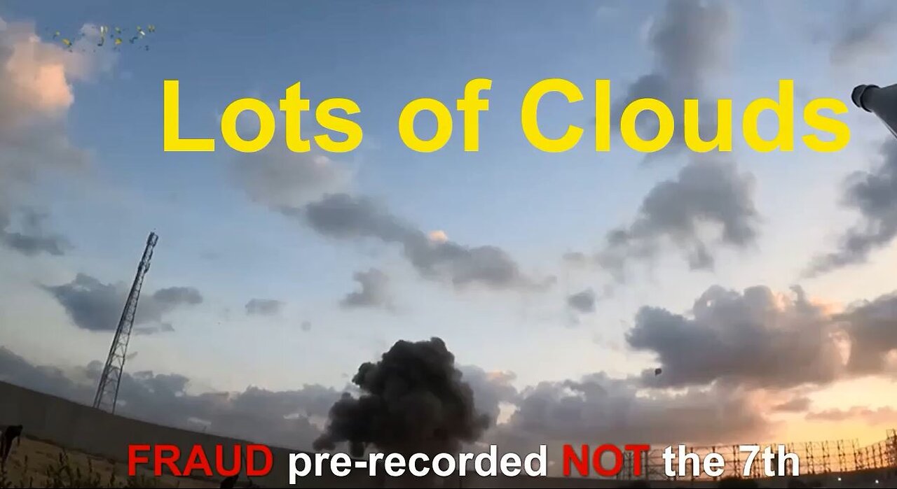 PT3 Were ALL The Oct 7th Bodycam Vids With Clouds Pre-Recorded & FRAUDS?? PT2 side by side compariso