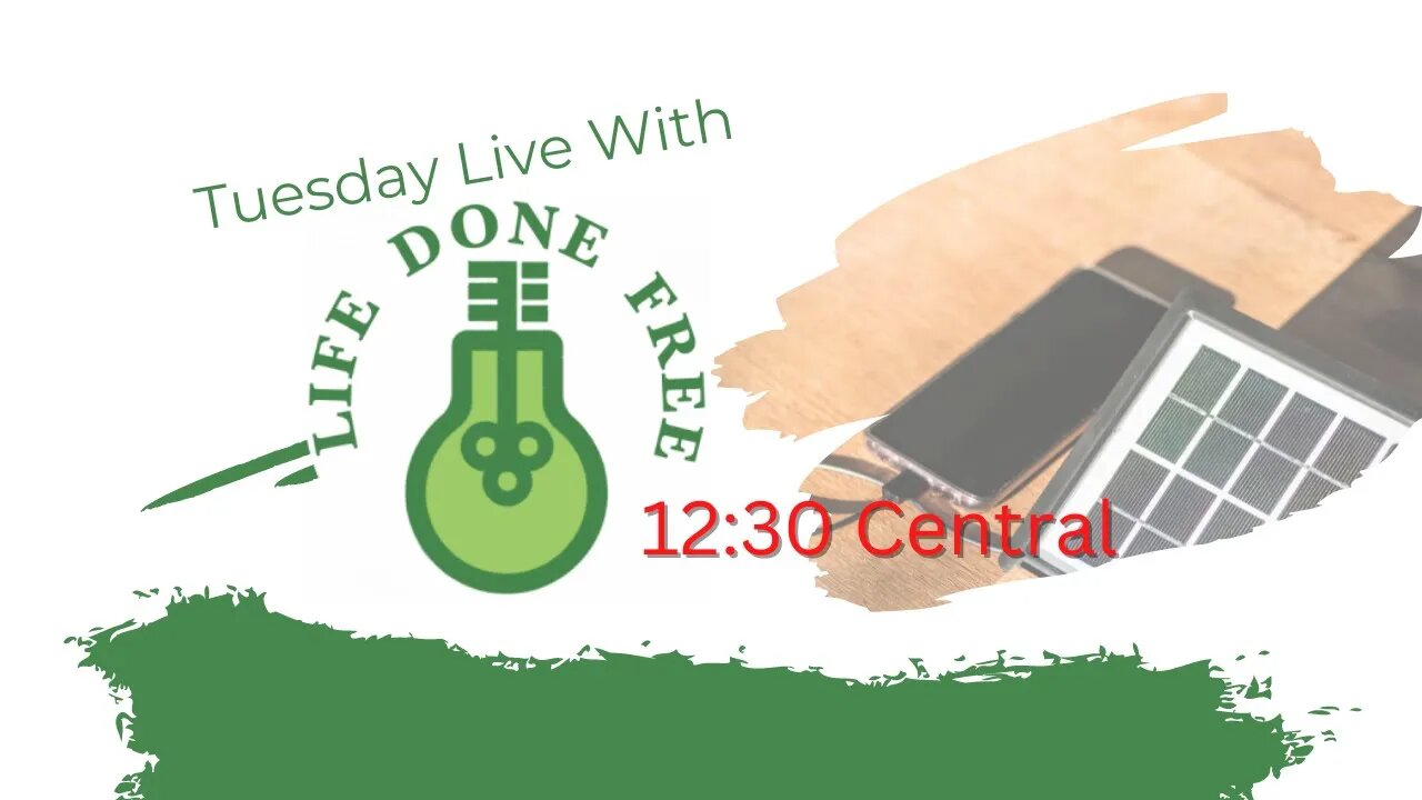 Tuesday Live with Life Done Free