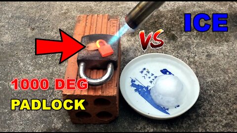 Simple Experiment: 1000 Degree PADLOCK vs ICE