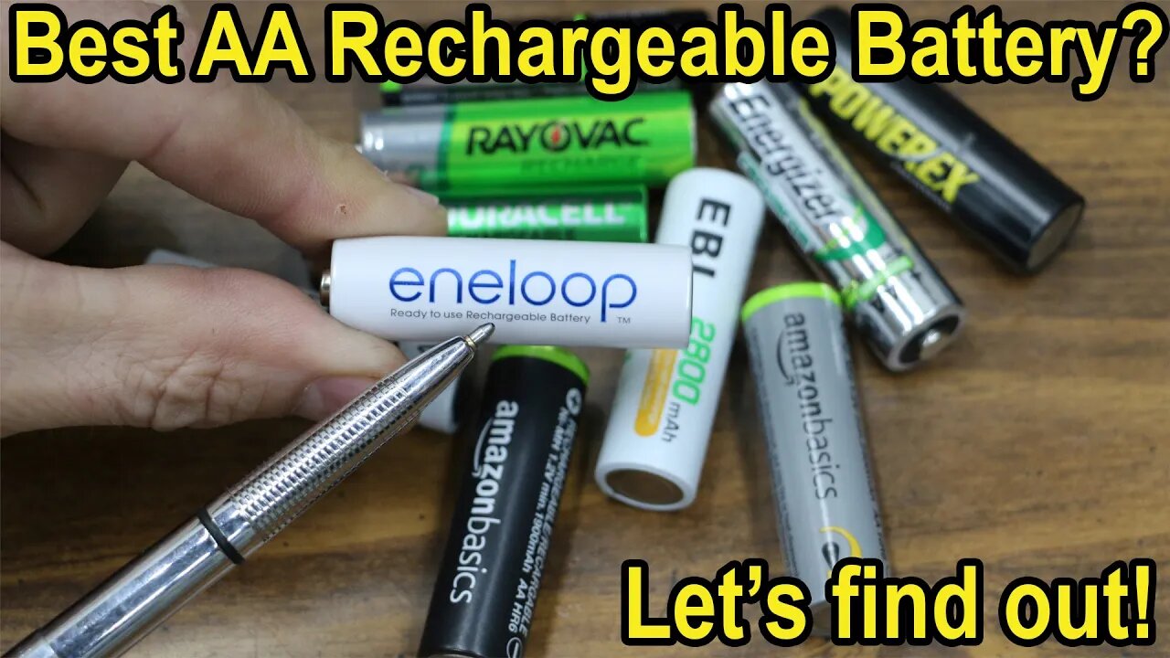 Which AA Rechargeable Battery is Best after 1 Year? Let's find out! Eneloop, Duracell, Amazon, EBL