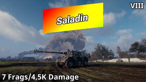 FV601 Saladin (7 Frags/4,5K Damage) | World of Tanks