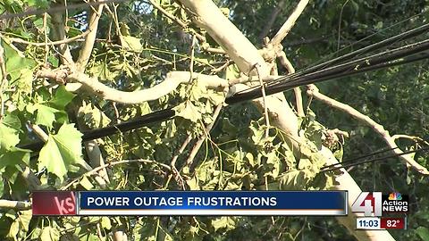 Power outages continue after weekend storms