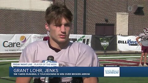 FNL Player of the Week: Grant Lohr, Jenks