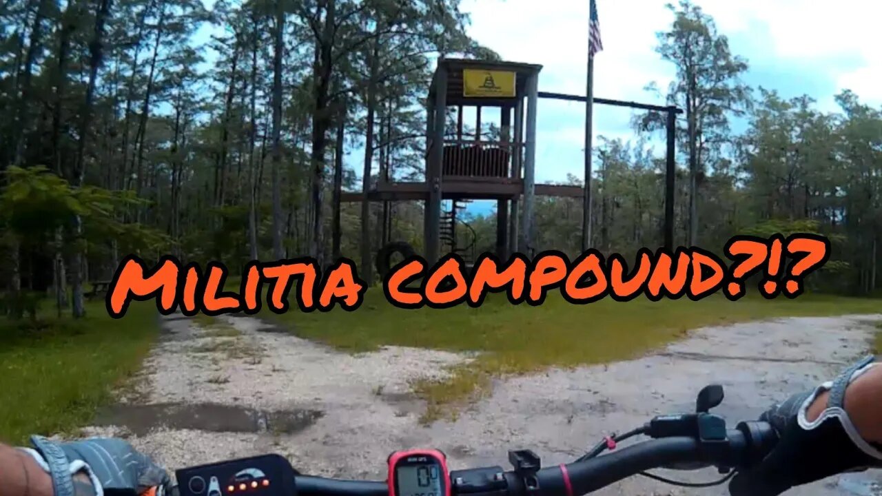 Did I Accidentally Find A Compound? #donttreadonme #fl #fla #ebike #mtb #emtb #floridatrail