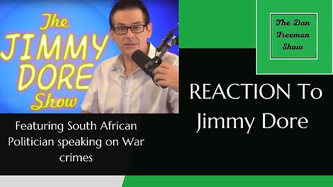 Reaction to Jimmy Dore South African Politician