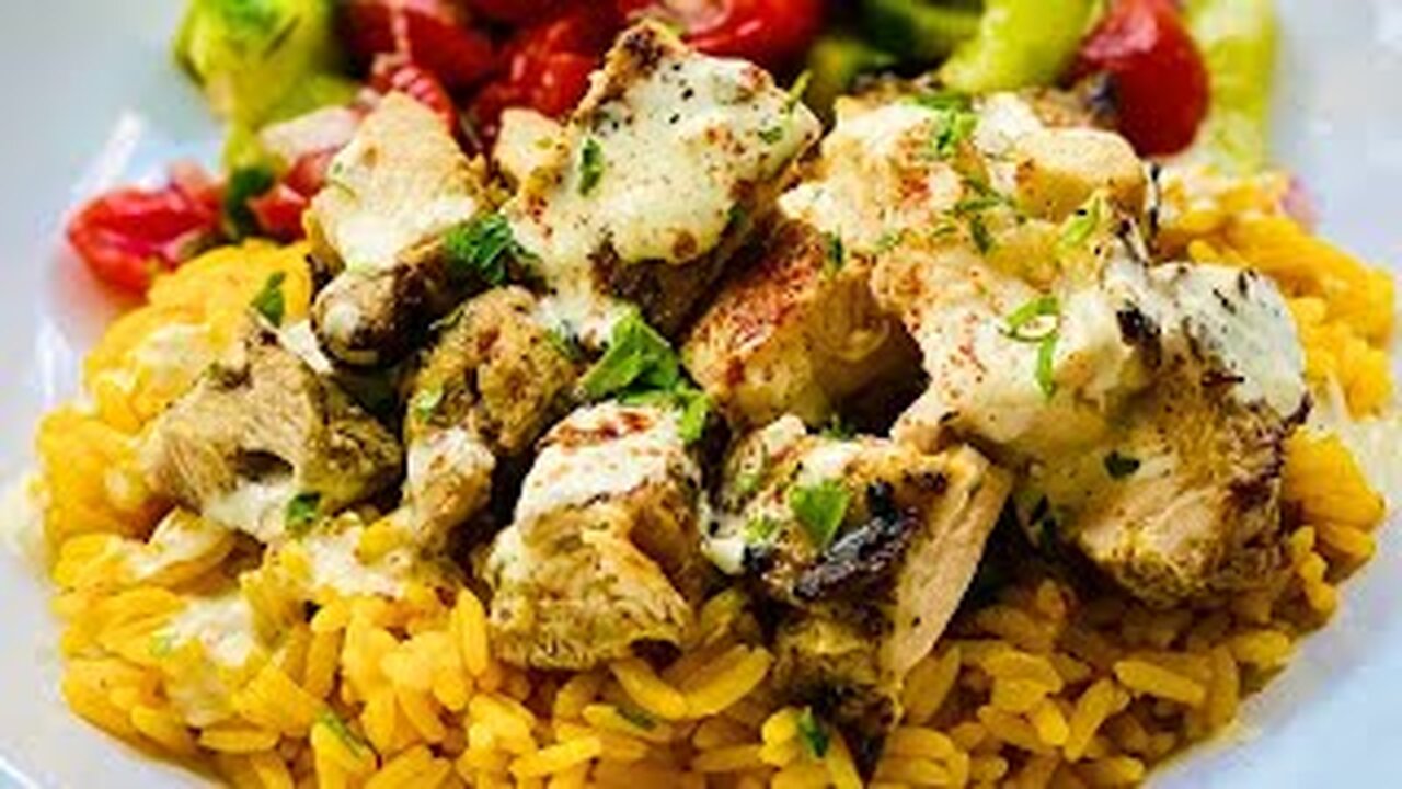 Juicy Chicken Shawarma and Rice (One Pot Recipe)