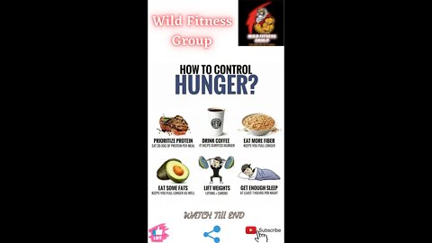 🔥How to control hunger🔥#fitness🔥#wildfitnessgroup🔥#shorts🔥