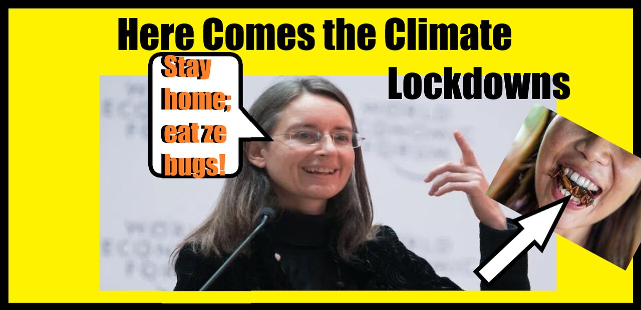 Climate Lockdowns are Coming So Says Nicole Schwab, WEF Board Member | EAT ZE BUGS AND STAY HOME!!!!