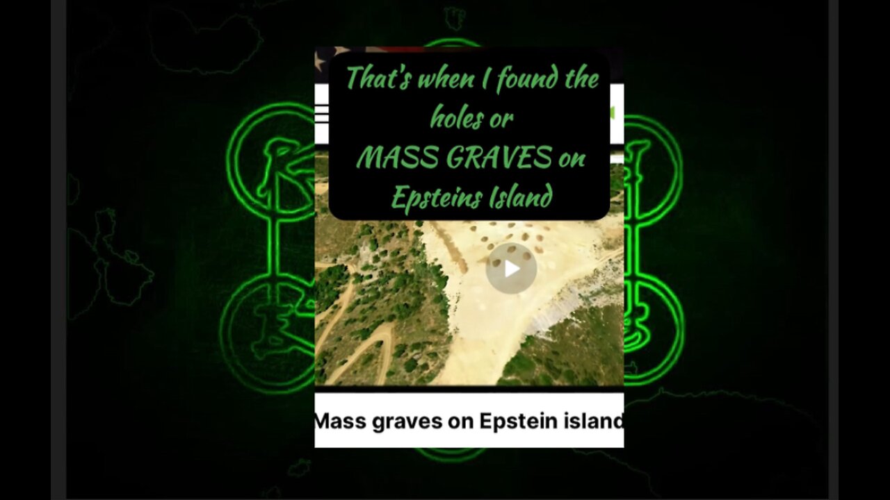 That's when I found the holes mass Graves...