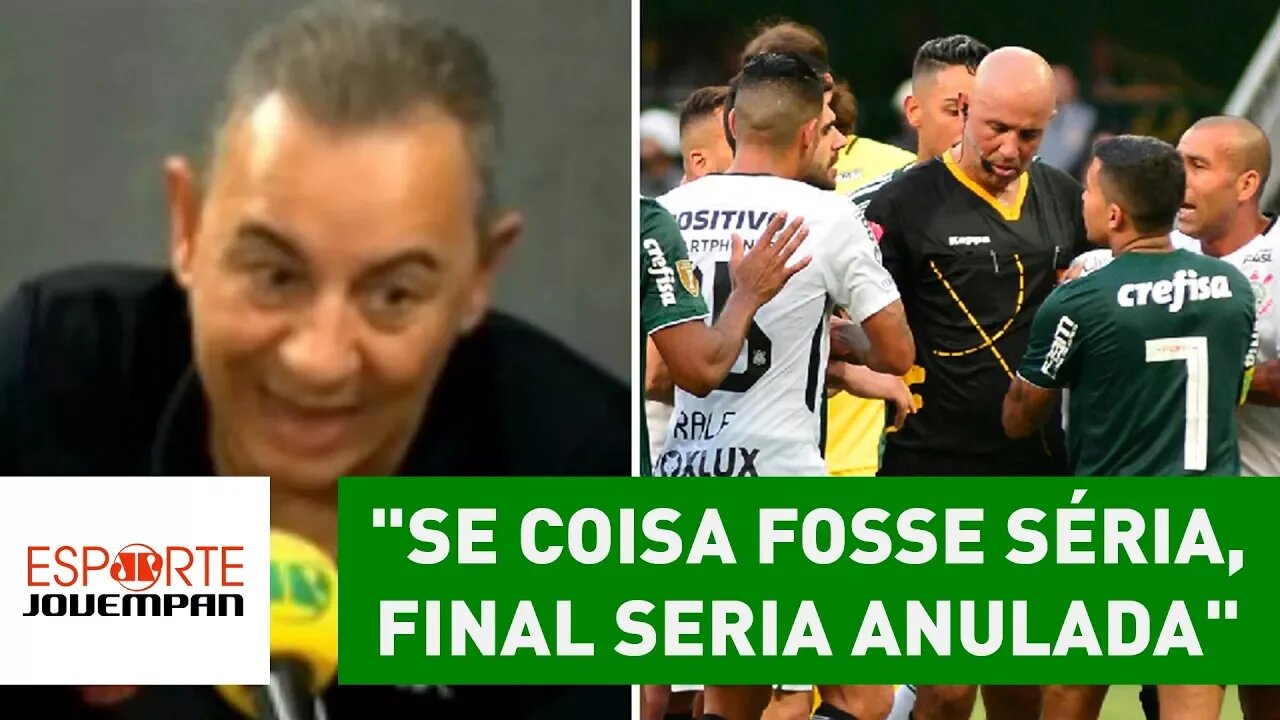 "Se coisa fosse séria, final seria ANULADA", dispara Flavio Prado