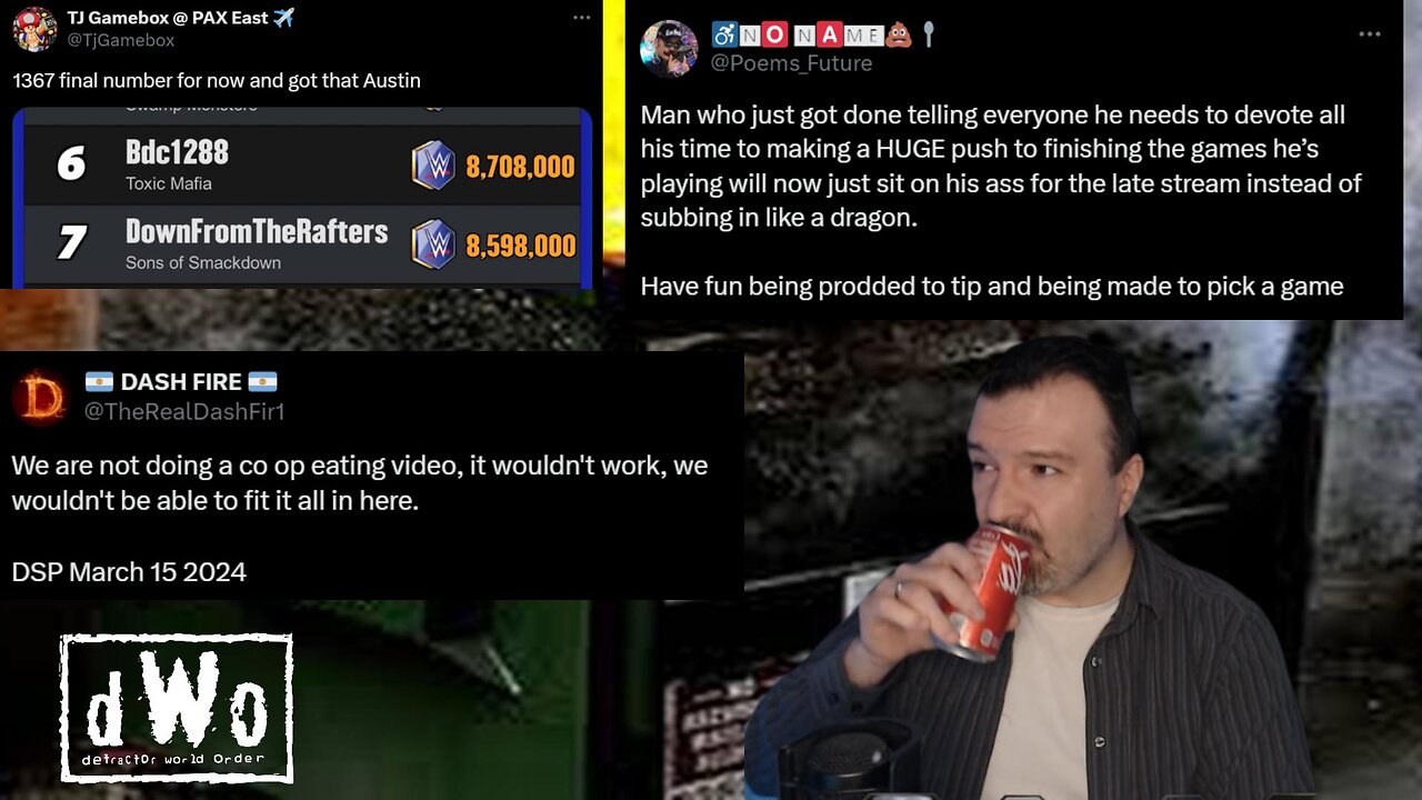 DSP Spends $1367 On WWE Champions, Dumb QnA After Wage Quit