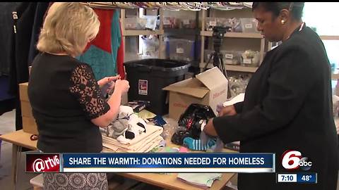 Donations needed for homeless at Horizon House in Indianapolis