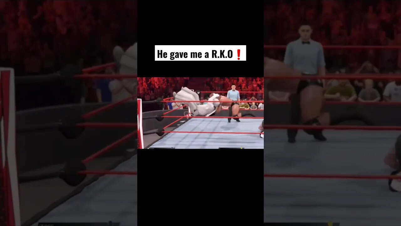 He RKOed Randy Orton😭 #wwe2k22 #shorts