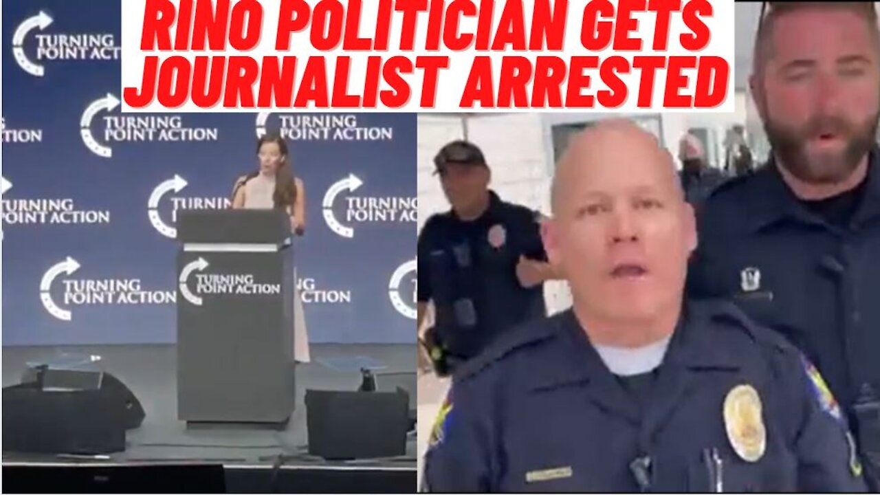 RINO AZ Senator Gets Reporter ARRESTED After Getting BOOED Off Stage!