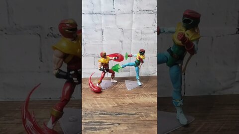 Den Knight Quickie: Power Rangers x Street Fighter morphed Ken and Cammie #youtubeshorts #foryou