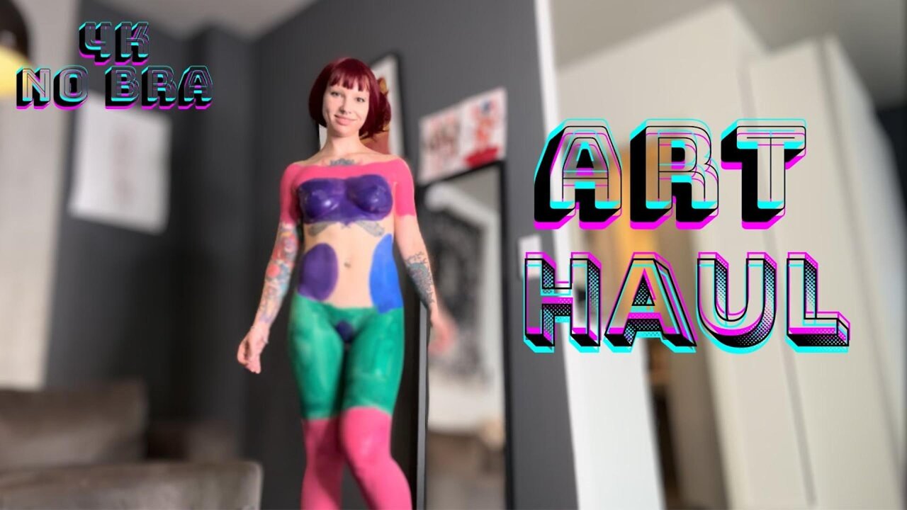 [4K USA Housewife]👙🚫 Body art How to Clean_ Transparent Haul _ No Bra _ See-Through Try On _ 2024