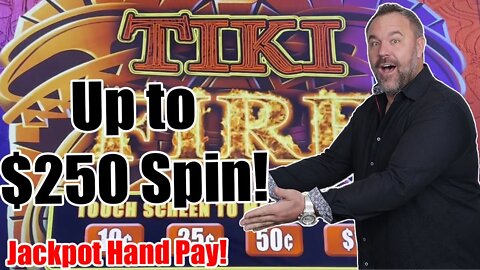 Tiki Fire * Up to $250/Spin! Lightning Link - Foxwoods Resort & Casino!