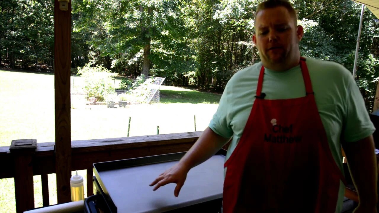 Seasoning the 36" Blackstone Griddle