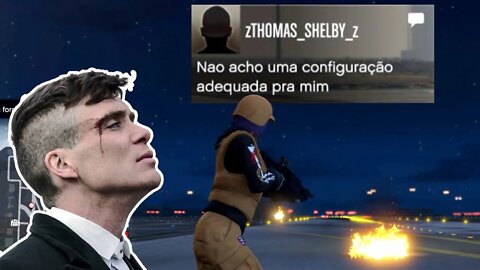 GTA 5 - X1 CONTRA O FAMOSO THOMAS SHELBY - PARECIA NOOB MAS DEU TRABALHO!