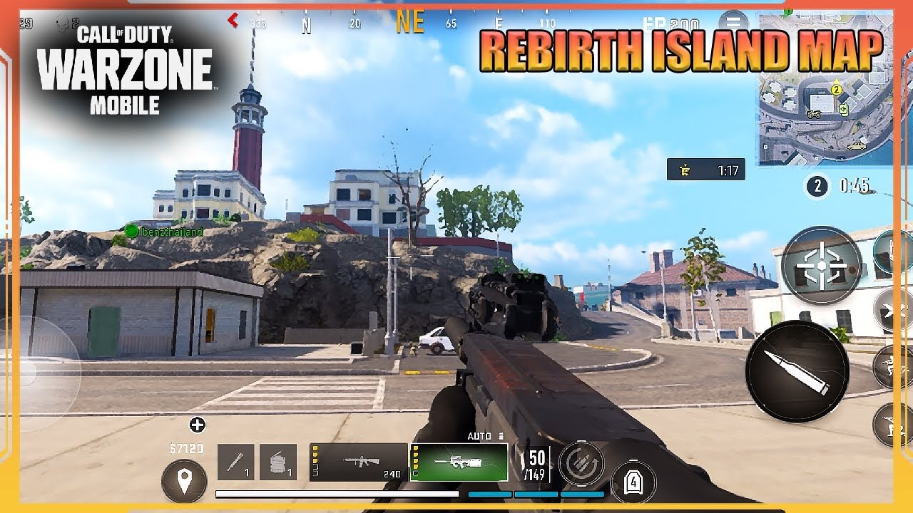 WARZONE MOBILE REBIRTH ISLAND FULL HD GAMEPLAY WITH 60FPS ON 8GB RAM SNAPDGRAGON 870