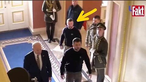 What The Hell Is This Theater? Zelensky's Body Double Accidentally Appears With Biden