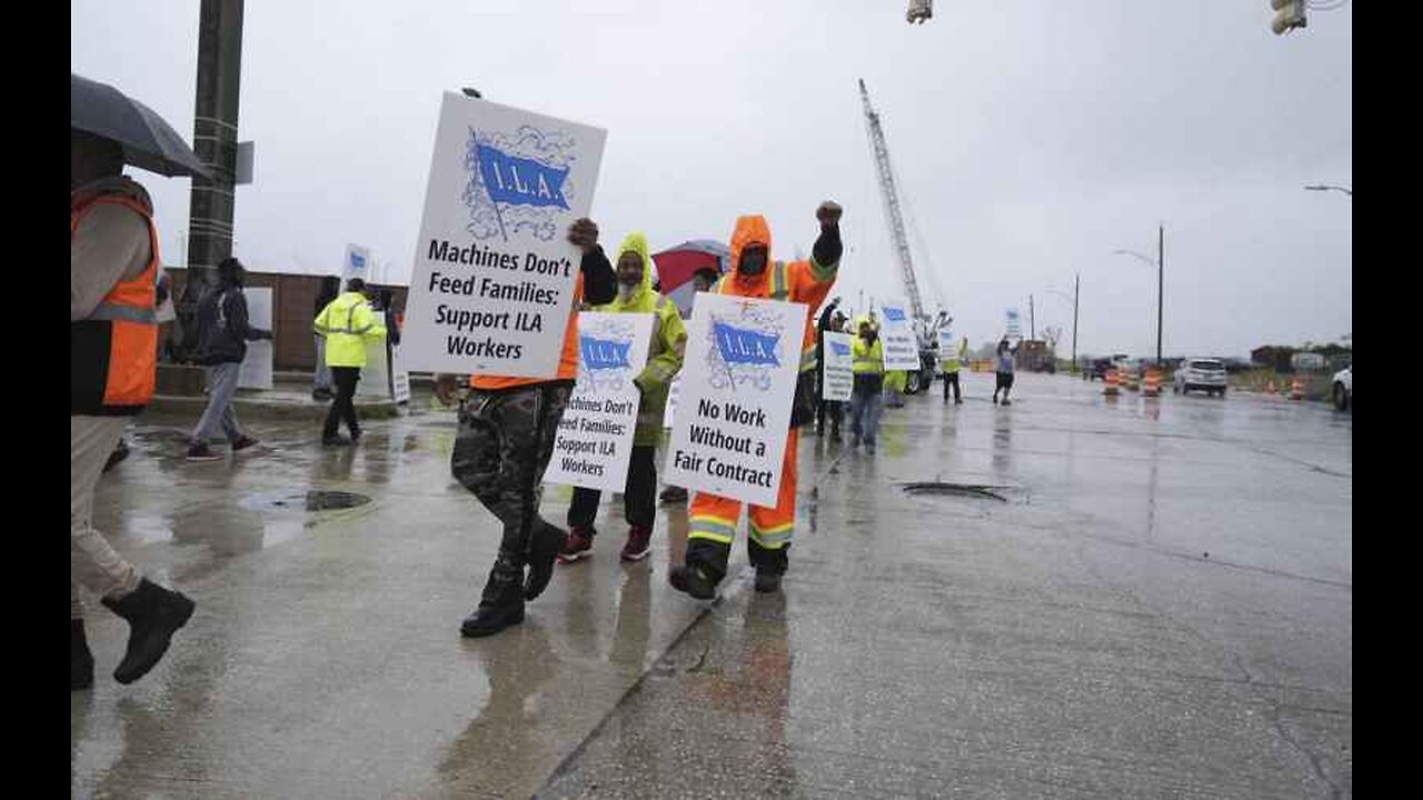 October Surprise! Kamala Harris Embraces Striking Port Workers, Owns Any Resulting