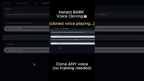 AI Voice Cloning INSTANTLY