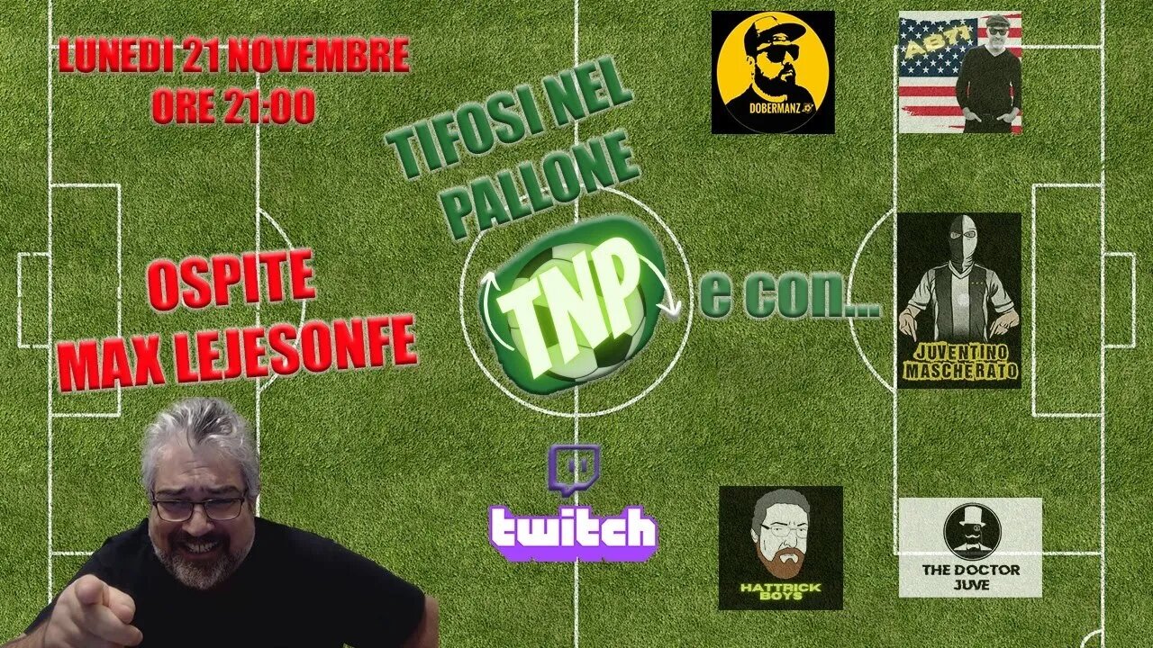 TIFOSI NEL PALLONE : OSPITE MAX LEJESONFE