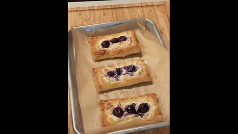 Blueberry Cream Cheese Danish