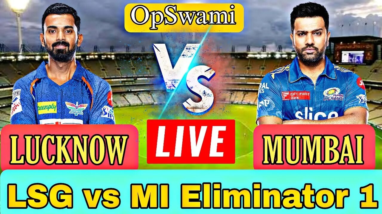 🔴LIVE CRICKET MATCH TODAY | CRICKET LIVE | 72th MATCH IPL | LSG vs MI LIVE MATCH TODAY | Cricket 22