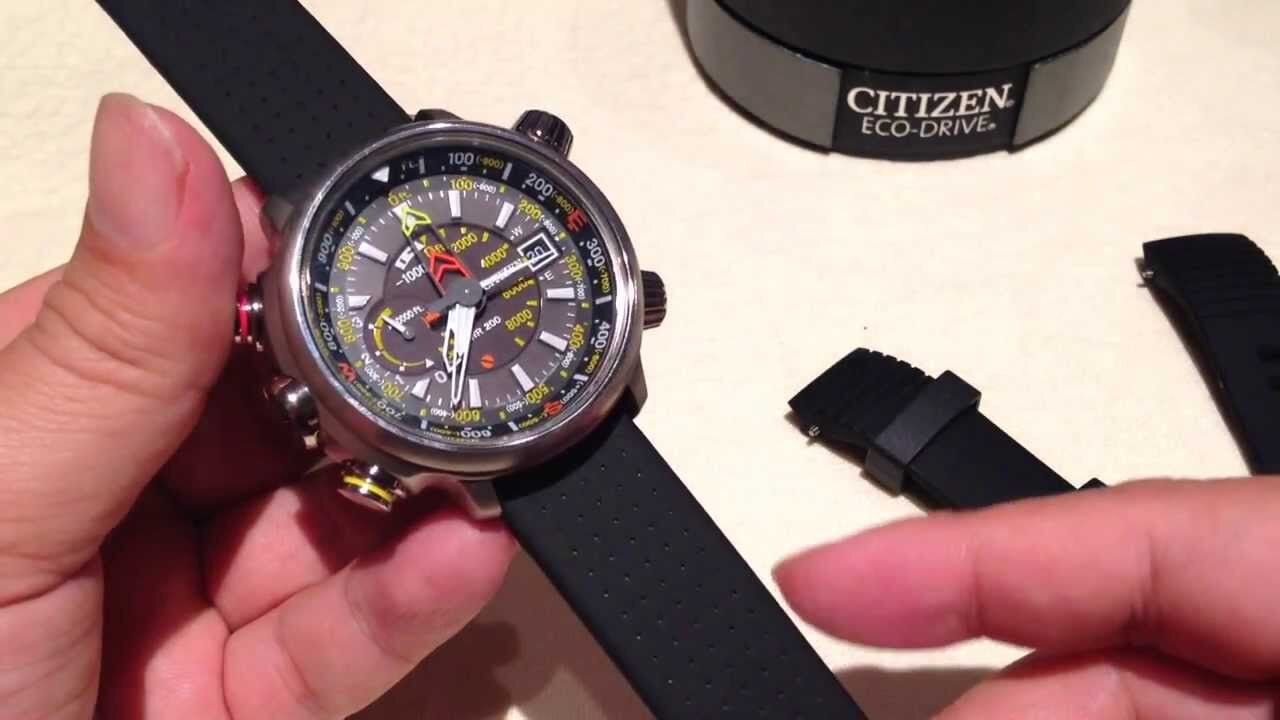 Citizen Promaster Eco-Drive Altichron With Aftermarket Band