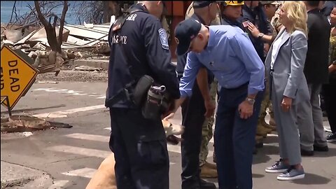 Biden Gets Distracted By A Dog In Hawaii