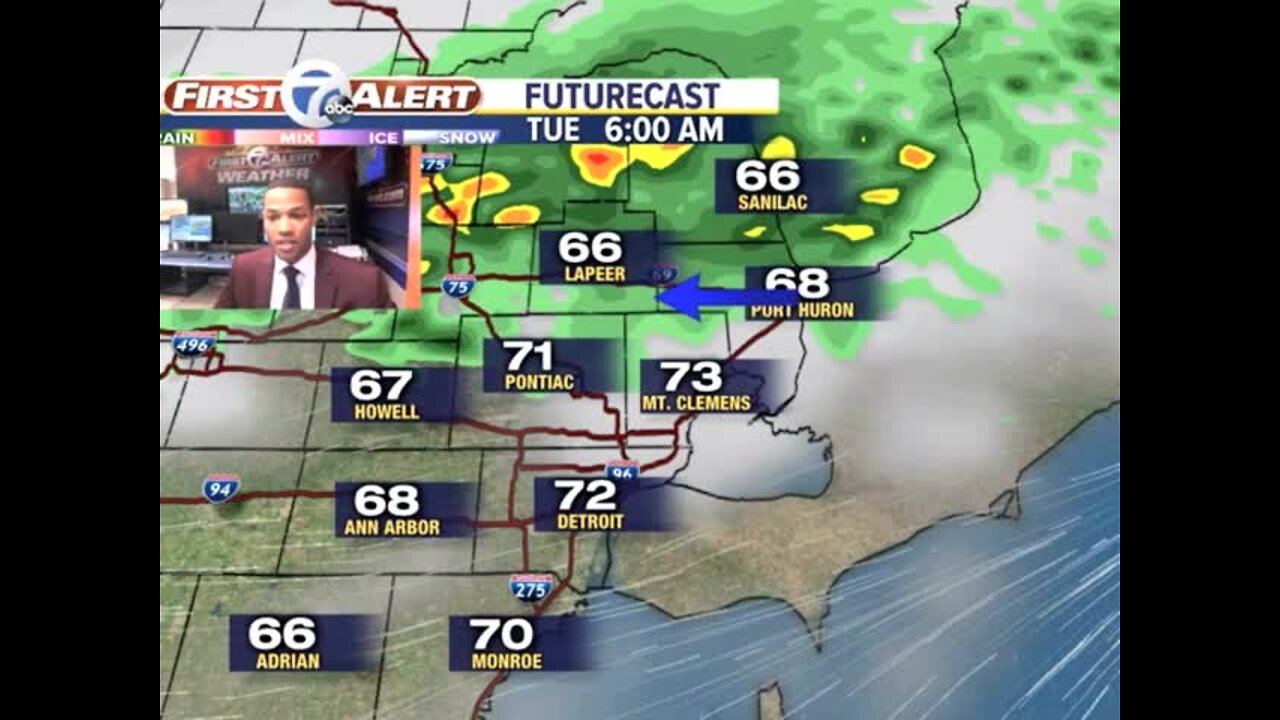 Multiple rounds of rain ahead