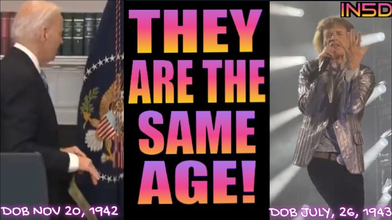 JOE BIDEN and MICK JAGGER: They're both the same age!