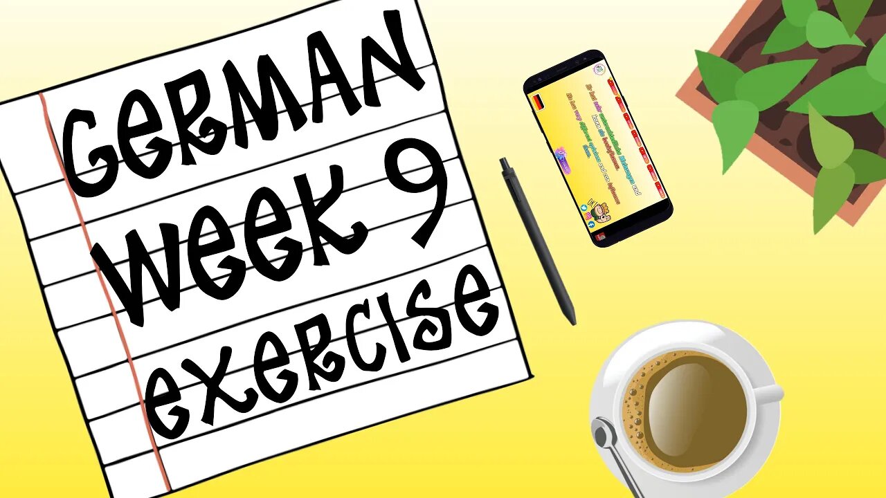 New German Practice! \\ Week 9 Speaking Exercise // Learn German with Tongue Bit!