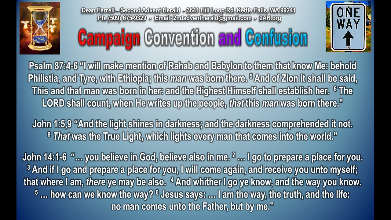 Campaign Convention and Confusion