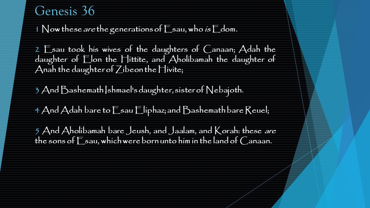 Genesis 36