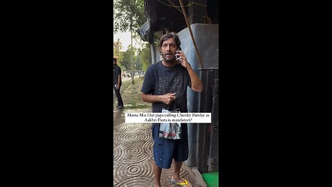 Chunky Panday as Aakhri Pasta, and it’s a fun and mandatory nickname