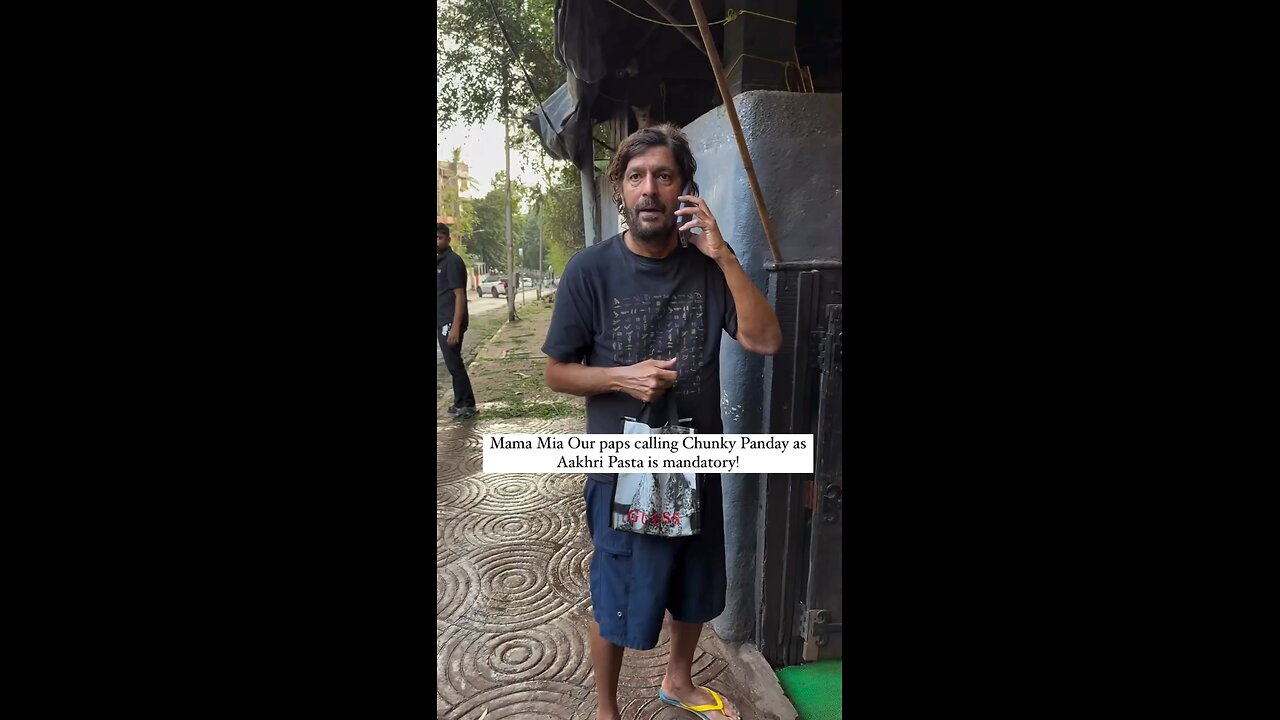 Chunky Panday as Aakhri Pasta, and it’s a fun and mandatory nickname