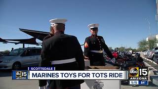 Marine's 'Toys for Tots' ride through the Valley